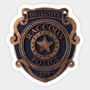 Raccoon City Detective Sticker